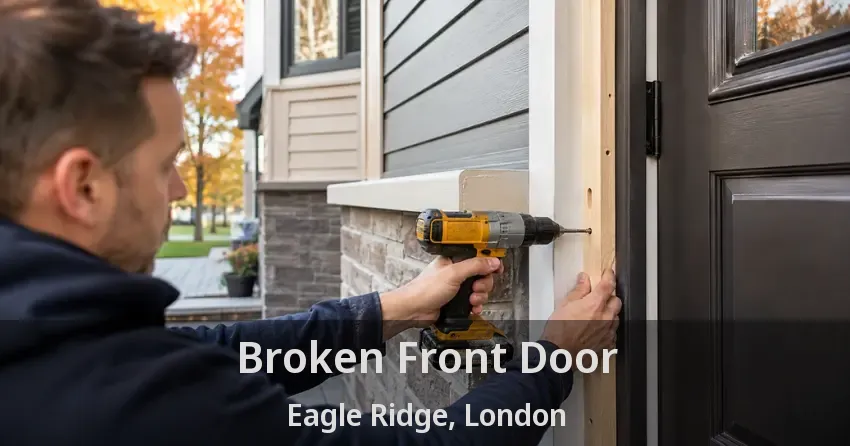 Broken Front Door Eagle Ridge, London - ON