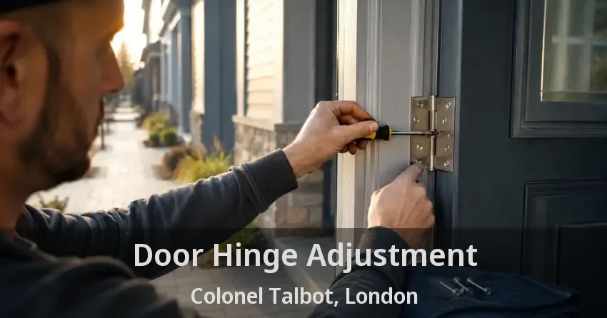 Door Hinge Adjustment Colonel Talbot, London - ON