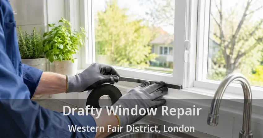Drafty Window Repair Western Fair District, London - ON