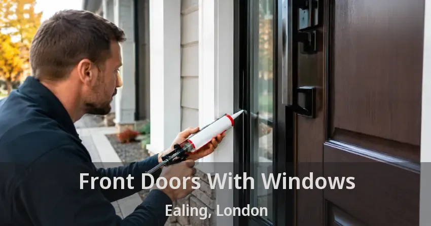 Front Doors With Windows Ealing, London - ON