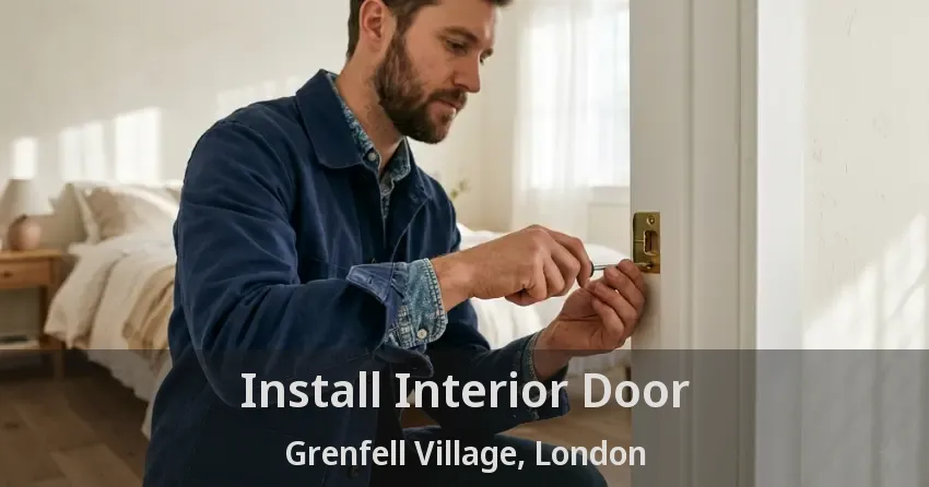 Install Interior Door Grenfell Village, London - ON