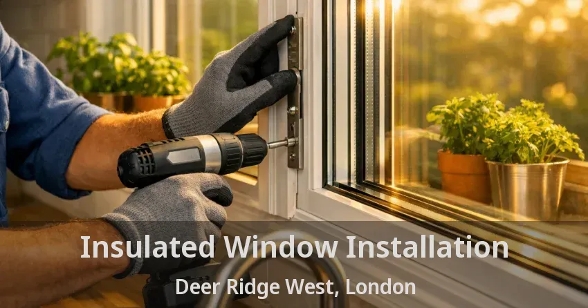 Insulated Window Installation Deer Ridge West, London - ON