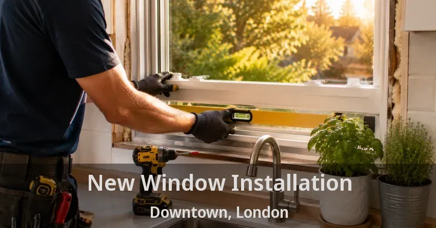 New Window Installation Downtown, London - ON