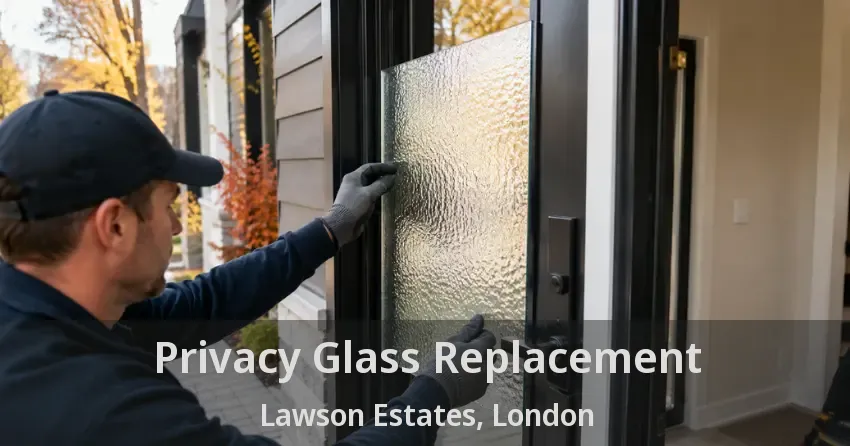 Privacy Glass Replacement Lawson Estates, London - ON