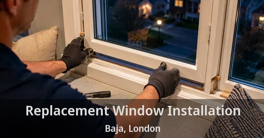 Replacement Window Installation Baja, London - ON