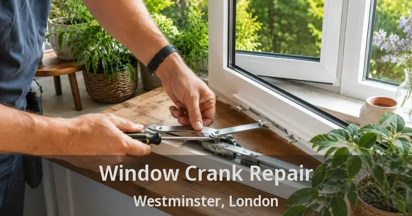 Window Crank Repair Westminster, London - ON