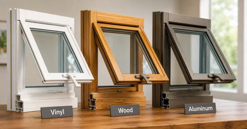 awning window open with rain deflecting off the sash in Rosecliffe, London