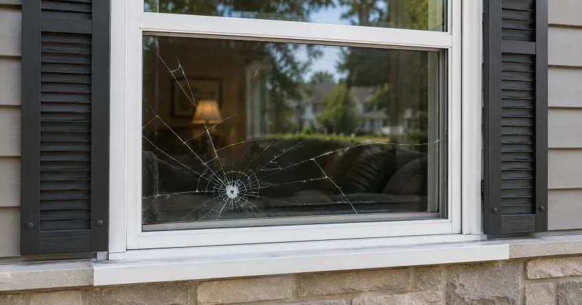 technician measuring window opening for emergency glass replacement Uplands, London